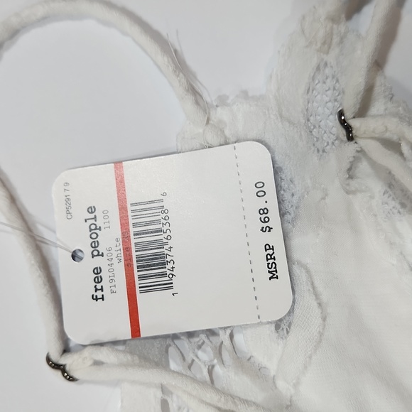 Free People Adella Cami in White MSRP $68 NEW FP1043 - Picture 13 of 16